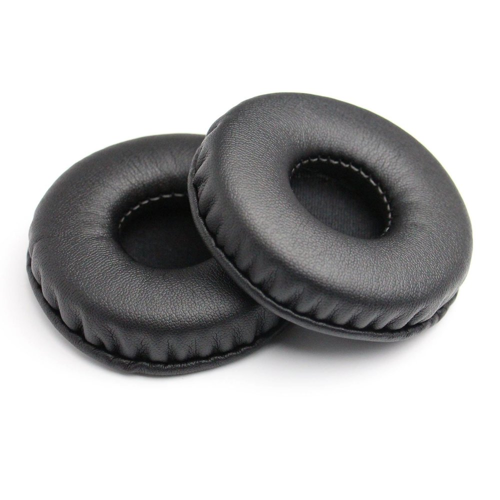 MDR Ear Cups Replacement - Black Ear Pads for MDR-V150 V250 V300 V100 V200 V400 DR-BT101 ZX100 ZX300 Headphones - 70MM