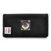 Turtleback Belt Case Compatible with LG G7, Black Holster with Rotating Belt Clip Heavy Duty Black Leather Horizontal Pouch view 2