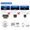 Seadream Micro HDMI Cable 1FT 2Pack Gold Plated High Speed Micro HDMI Extension Cord Type D Male to Male Cord Supports 3D/4K view 2