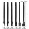 Black Slotted Straight Flat Tip Punch Cut Leather Craft DIY Tool view 2