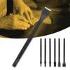 Black Slotted Straight Flat Tip Punch Cut Leather Craft DIY Tool view 4