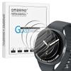 Orzero (4 Pack) Smartwatch Screen Protector Compatible for Garmin Forerunner 255, Forerunner 255 Music 46mm (Not for Forerunner 255S) Tempered Glass Screen Protector, 2.5D Arc Edges 9H HD Bubble-Free view 1