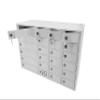 FixtureDisplays 24-Slot Cellphone USB Charging Station Lockers Assignment Mail Slot Box 24 W x 15 H x 9"D Big (8.2") and Small (4.4") Slots 15255 view 4