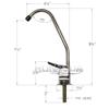 Ronaqua RO Reverse Osmosis Kitchen Sink Water Filter Faucet Fit Most RO Units view 3