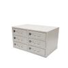 FixtureDisplays Cellphone Locker Mobilephone Storage Charging Station Camp Work School Classroom 6-Slot, 14.2" Wide X 7.9" Tall X 9" 15253-2D view 1