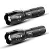 JARDLITE LED Emergency Handheld Flashlight with Adjustable Focus, Water Resistant, 5 Modes, Best Tactical Flashlight for Emergency, Camping and Fishing, 2 Pack view 1