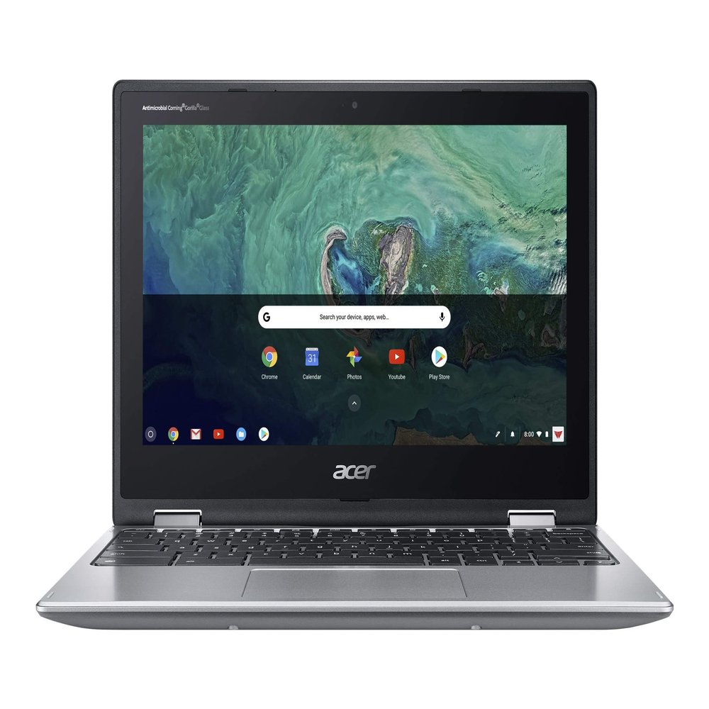 acer Chromebook Spin 11 CP311-1H-C5PN Convertible Laptop, Celeron N3350, 11.6" HD Touch, 4GB DDR4, 32GB eMMC, Google Chrome