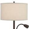 Traverse 29" Tall Table Lamp USB Set of 2 Gooseneck LED Bronze Brown Modern view 3