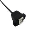 CERRXIAN 50cm Micro USB 5pin Male to USB Type B 2.0 Female Extension Panel Mount Data and Charge Cable with Screws Holes view 3