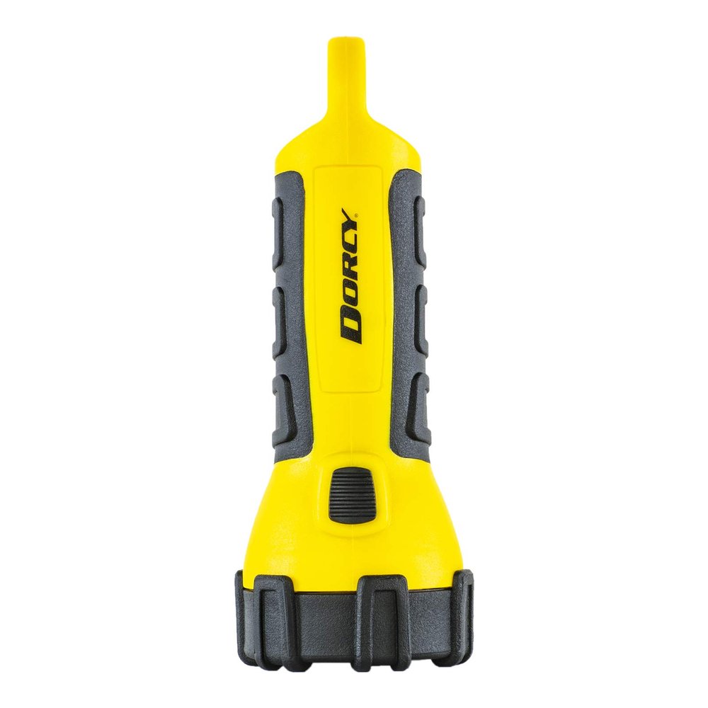 Dorcy 41-2524 2 pk Floating LED Flashlight with Carabineer Clip, 150 Lumens, Yellow