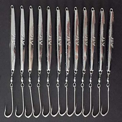 12- A-17 Ava Type Diamond Jigs 2 oz.with 4/0 Stainless Steel Hook