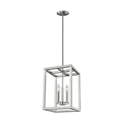 SEA GULL 5134503-962 Three Light Hall/Foyer,Brushed Nickel