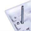 iMBAPrice 2 Coupler Type Connectors Banana Plug Binding Post Wall Plate for 1 Speakers view 3