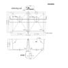 Daweier ESR300909 18G Handmade Small Radius Sink Equal Double Bowls view 2