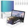 Charging Station for Multiple Devices  6-Port USB Charging Dock for Apple & Android  Fast Multi-Charger Organizer for Phones, Tablets & More  Universal Desktop Charging Hub with Smart IC Tech view 1