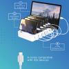 Charging Station for Multiple Devices  6-Port USB Charging Dock for Apple & Android  Fast Multi-Charger Organizer for Phones, Tablets & More  Universal Desktop Charging Hub with Smart IC Tech view 3