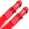 ROUP 2 Pack Mini Red Light Flashlight, Zoomable Red LED Flashlight, Water Resistant, 3 Modes Red Flashlight Torch for Night Vision, Astronomy, Aviation, Night Observation and Outdoor Activities view 1