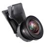 SIRUI Black Upgraded Version 170FE Fisheye Macro Mobile Phone Camera Attachment Lens with Mobile Lens Clip Adapter view 1