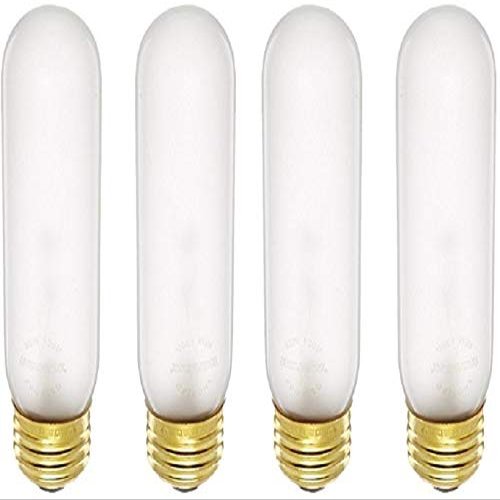 Bulbrite 40T10F 40-Watt Incandescent T10 Tubular Light, Frost (Frost - 4 Pack)