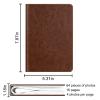 Fintie Photo Album for 3.5x4.25 Inch Polaroid Films - 64 Pockets Small Albums Book Compatible With Fujifilm Instax Wide EVO/400/300, Polaroid Now+/Now/Flip/I-Type/600/SX-70 Photos, Vintage Brown view 4