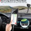 APPS2Car Tablet Car Mount for iPad Truck Holder Long Arm Extension Strong Suction Cup Windshield Mount for 7-11 Inch Tablet iPad Pro Air Mini iPhone view 4