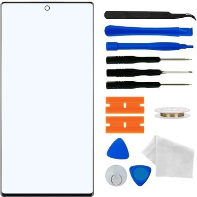 Original Galaxy S24 Ultra AI Screen Replacement,Front Outer Lens Glass Screen Replacement Repair Kit for Samsung Galaxy S24 Ultra SM-S928 Series (6.8'- Black)