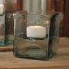 Kalalou CV2213 Transitional Candle Hurricane in Light Finish, 6.50 inches view 1