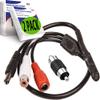 USA Sales Group CCTV Microphone with Preamp RCA Audio Out 12V DC  Adjustable Gain  for DVR/NVR & IP Cameras (2 Pack) view 1