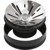 Elkay LKDS99 3-1/2" Polished Stainless Steel Disposal Stopper/Strainer for InSinkErator Disposal, Chrome , Silver view 2