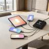 Kwikboost Mini Charging Hub Table Top Station. Charges 4 Phones at Full Speed. Affordable Option for Dorm, Patient, Library, Waiting Rooms & More (Basic) view 2