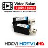 HDVD 1 Pair Mini CCTV BNC Video Balun Transceiver Cable Push Button Terminal (1 Pair) view 2