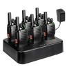 Case of 6,Retevis H-777 Walkie Talkies for Adults Long Range, Rechargeable Two-Way Radios,with 6-Way Multi Unit Charger,Flashlight Handheld Business 2 Way Radios view 1