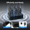 Case of 6,Retevis H-777 Walkie Talkies for Adults Long Range, Rechargeable Two-Way Radios,with 6-Way Multi Unit Charger,Flashlight Handheld Business 2 Way Radios view 2