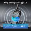 Case of 6,Retevis H-777 Walkie Talkies for Adults Long Range, Rechargeable Two-Way Radios,with 6-Way Multi Unit Charger,Flashlight Handheld Business 2 Way Radios view 3