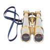Hampton Nautical Captain's Solid Brass Binoculars, 6", Brass view 1
