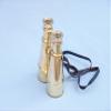 Hampton Nautical Captain's Solid Brass Binoculars, 6", Brass view 2