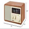 Sangean WR-16 AM/FM, Aux-in, Bluetooth, Wooden Cabinet Radio view 3
