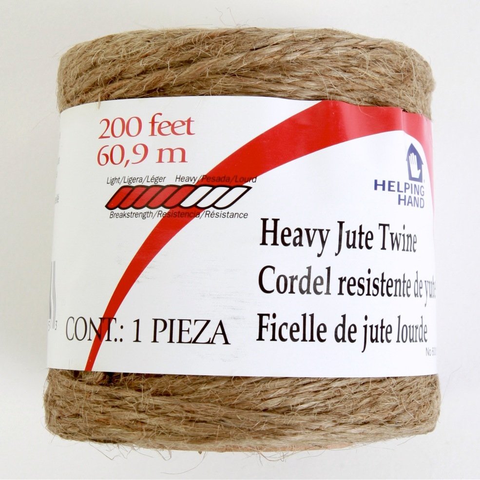 Helping Hand Twine Jute Heavy 200Ft 3Ply FQ60015