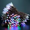 YULETIME 200 Color Changing LED Christmas Lights, 10 Mode 66 ft Brown Wire view 2