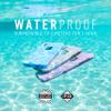 LifeProof iPhone XR FR Series Case - BODY SURF (CEMENT/GARGOYLE/HAWAIIAN OCEAN), waterproof IP68, built-in screen protector, port cover protection, snaps to MagSafe view 4