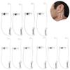Lsgoodcare Replacement Coil Tube, Acoustic Air Tube Audio Tube with Earbuds Compatible for Motorola Kenwood Icom Midland Two Way Radio Walkie Talkie Ear Piece, Clear White (10Pack) view 1