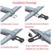 Panmout Extended Out-Front Mount, Bike Handlebar Mount for NiteRider Adapter, Sports Action Camera,Garmin Edge 25 130 200 500 510 520 800 810 820 1000 1030 view 4
