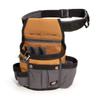 Dickies 8-Pocket Padded Tool Belt/Utility Pouch, Adjustable 3-Inch Belt, Durable Canvas Construction, Tan/Grey view 1