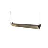 Fostoria TPI Corporation, OCH-57-240V-CE, Quartz Tube Electric Indoor/Outdoor Infrared Heater, 59in lg., Steel, 240 Volts, 3000-Watts, Includes Cord and Plug, Powder Coated Brown, 57 x 6 x 6.5 inches view 1