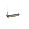 Fostoria TPI Corporation, OCH-57-240V-CE, Quartz Tube Electric Indoor/Outdoor Infrared Heater, 59in lg., Steel, 240 Volts, 3000-Watts, Includes Cord and Plug, Powder Coated Brown, 57 x 6 x 6.5 inches view 3