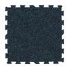 IncStores 6mm Thick Energy Rubber Interlocking Floor Tiles | Large Recycled Rubber Floor Tiles for a Stronger and Safer Basement, Home Gym, Shed, or Trailer | Blue, 14 Pack view 1