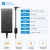 ALITOVE 24V Power Supply DC 24 Volt 5A AC Adapter 100-240V AC/DC Adapter Transformer Compatible 5 Amp 4A 3A 2.7A 2.5A 2A with 5.5 * 2.5mm/2.1mm Tip for LED Strip CCTV Camera Printer LCD Monitor view 2