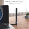 BrosTrend 650Mbps Linux Compatible WiFi Adapter Supports Kali Linux, Ubuntu, Mint, Debian, Kubuntu, Zorin, PureOS, Raspberry Pi 2+, Windows, Dual Band USB Wireless Adapter w/ Long Range WiFi Antenna view 2