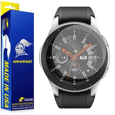 ArmorSuit Galaxy Watch (42mm) Anti-Glare Screen Protector (2 Pack) Full Coverage MilitaryShield Screen Protector for Samsung Galaxy Watch (42mm) - Matte Anti-Bubble
