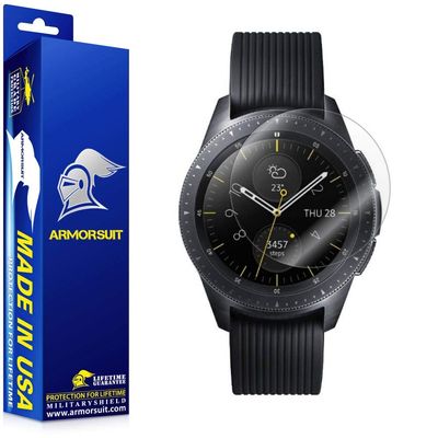 ArmorSuit Galaxy Watch (46mm) Screen Protector(2 Pack) Full Coverage MilitaryShield Screen Protector for Samsung Galaxy Watch (46mm) - HD Clear Anti-Bubble